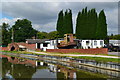 Canalside scene at Alvecote marina in B77 4FQ