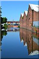 Reflections in the canal near Brace Factory Bridge in B24 9PU