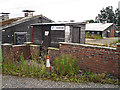 Sheds near the entrance to Fairholme Poultry Farm in Stanwix Rural
