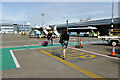 Disembarking at Southampton Airport in SO16 2PA