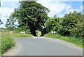 Dogleg bend in a minor road from Inchbare to The Caterthuns in DD9 7QN
