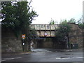 Railway bridge over Saxon Road, Sheffield in S2 3AW