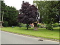 North Lopham Village sign on The Green in North Lopham