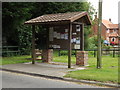 North Lopham Village Notice Board on The Green in North Lopham