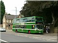Nottingham City Transport bus in commemorative livery in NG8 5FJ