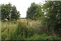 Gate on the footpath to the Gawcott road in MK18 4DU