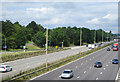 The M1 at Leicester Forest East in LE19 4DW
