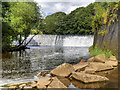 Burrs Weir, River Irwell in BL8 1YE