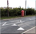 Red phonebox, Cirencester Road, Minchinhampton in GL6 9EU