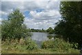 View across the boating lake in Roding Valley Nature Reserve in IG10 3DG