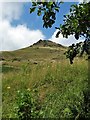 Alderman's Hill seen from Binn Green Car Park in OL3 7PH