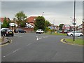 Roundabout in West Monkseaton in NE25 9NF