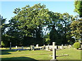 Milton village cemetery on Landbeach Road in CB24 6EB