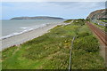 Shore beside the railway at Dwygyfylchi in LL34 6RR