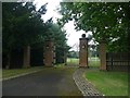The gateway to Caunton Manor in NG23 6AP