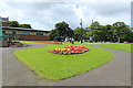 Flower Bed at Kay Park, Kilmarnock in KA3 1DZ