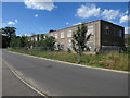 Boarded up building, Little Plumstead Hospital in NR13 5EX