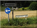 Roadsigns & Townhouse Lane sign in IP22 1NF