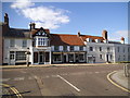 High Street Odiham at the junction of King Street in RG29 1LP