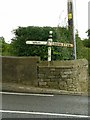 Fingerpost at Wheatsheaf, A54 in SK11 0PW
