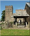 Lychgate and church, Rose Ash in EX36 4RB