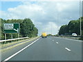A14 nears Rothwell Services in NN14 6LA
