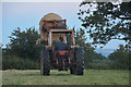 Mid Devon : Grassy Field & Tractor in EX16 8PQ
