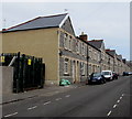 Long row of houses, Merthyr Street, Barry in CF62 8BZ