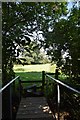 Footbridge and stile in CM7 4NE