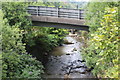 River Ebbw under Kendon Road bridge, Crumlin in NP11 5EQ