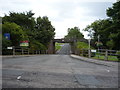 Railway bridge over Golf Road in Brora