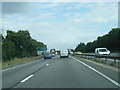 A14 eastbound at Godmanchester in PE29 2EA
