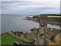 The east end of Tantallon Castle in EH39 5PN