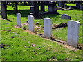 Commonweatlth War Graves in Blyth Links Cemetery in NE24 3RX