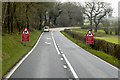 Sharp Bend on the A483 in LD1 5RG