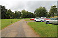 At the car park NT Kedleston Hall in Kedleston