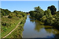 Kennet and Avon Canal towards Kintbury, from Bridge No. 78 in RG17 9AG