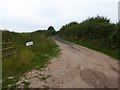 Track to Ley Barn at Ebear Farm in EX16 7ES