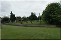The extended cemetery in NG33 4BG