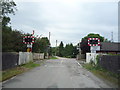 Level crossing on Leigh Lane in ST10 4PA