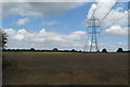 Electricity over a Doddington field in LN6 4RU