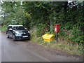 Elizabeth II postbox, Somersal Herbert in DE6 5PD