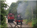 Middleton Railway: running round at Park Halt in LS10 3HA