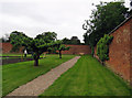 A corner of the walled garden at Barkby Hall in LE7 2FE