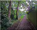 Footpath alongside Bushby Brook from Pulford Drive to Pulford Drive westwards in LE7 9RF