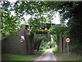 Railway bridge as you enter Antingham in Antingham