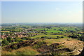View across Staffordshire from Mow Cop Castle in ST7 3NU