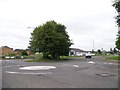 Roundabout at Auchinairn Road and Standburn Road, Bishopbriggs in G33 1RZ