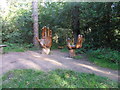 Chopwell Wood: The New Hands Sculpture in NE39 2JA