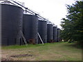 Grain silos at Morden Grange Farm in SG8 9NR